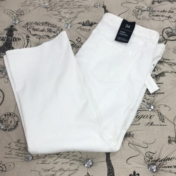 Sanctuary Connector Button Fly Kick Crop Jeans - Picture 10 of 11